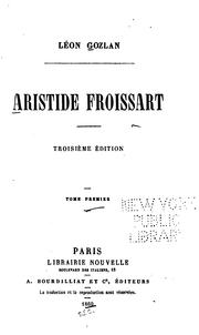 Aristide Froissart by Léon Gozlan