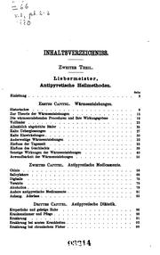 Cover of: Antipyretische Heilmethoden