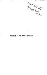 Cover of: A Popular History of Astronomy During the Nineteenth Century