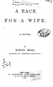 Cover of: A Race for a Wife: A Novel by Hawley Smart