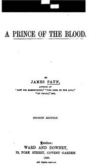 Cover of: A Prince of the Blood by James Payn