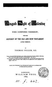 Cover of: A Pisgah sight of Palestine by Thomas Fuller