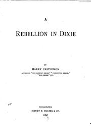 Cover of: A Rebellion in Dixie