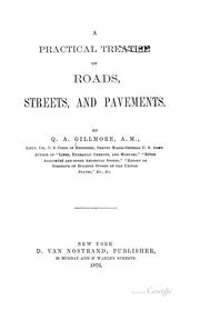 Cover of: A Practical Treatise on Roads, Streets, and Pavements