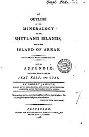 Cover of: An Outline of the Mineralogy of the Shetland Islands, and of the Island of ... by Robert Jameson