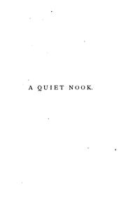 Cover of: A quiet nook in the Jura, by the author of 'Doctor Antonio'.