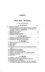 Cover of: Über Syntax und Stil des Tacitus