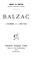 Cover of: Balzac, l'homme et l'oeuvre