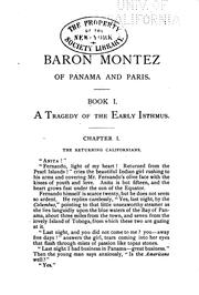 Cover of: Baron Montez of Panama and Paris: a novel