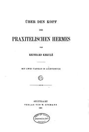 Cover of: Über den Kopf des praxitelischen Hermes