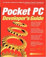 Cover of: Pocket PC developer's guide by Bruce E. Krell, Bruce E. Krell