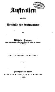 Cover of: Australien und seine Vortheile für Auswanderer