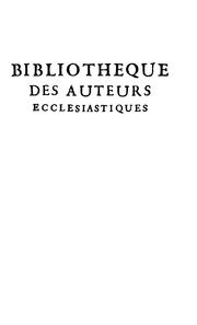 Cover of: Bibliotheque Des Auteurs by Louis Ellies Du Pin