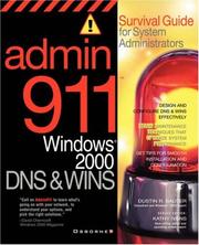 Cover of: Admin911 by Dustin Sauter
