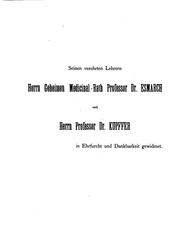 Cover of: Beitrag zur Torsionstheorie des humerus und zur morphologischen Stellung der Patella in der ...