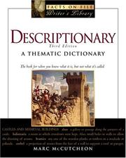 Cover of: Descriptionary by Marc McCutcheon