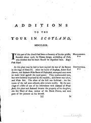 Cover of: A Tour in Scotland and Voyage to the Hebrides, 1772