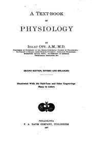 Cover of: A Text-book of Physiology | Isaac Ott