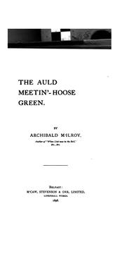 Cover of: The Auld Meetin'-hoose Green