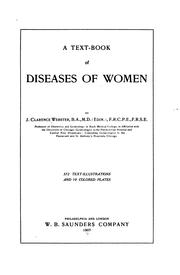 Cover of: A Text-book of diseases of women