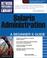 Cover of: Solaris administration