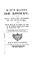 Cover of: Aux manes de Louis XV et des grands hommes qui ont vécu sous son règne: ou Essai sur les progrès ...