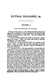 Cover of: A System of Natural Philosophy, in which are Explained the Principles of ... by J. L. Comstock