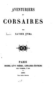 Cover of: Aventuriers et corsaires