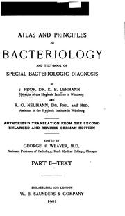 Cover of: Atlas and principles of bacteriology v.2