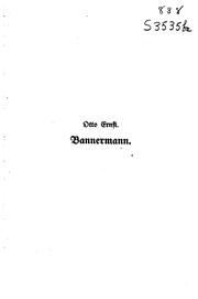 Cover of: Bannermann: Schauspiel in drei Aufzügen