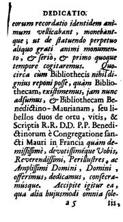 Bibliotheca Benedictino-Mauriana; seu De ortu, vitis, et scriptis patrum Benedictinorum e .. by Bernhard Pez