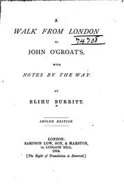 Cover of: A Walk from London to John O'Groat's: With Notes by the Way