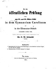 Cover of: Beurtheilung der Peerlkamp'schen Bemerkungen zu den ländlichen Gedichten Vergils