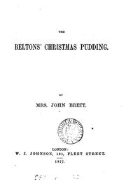 Cover of: The Beltons' Christmas pudding
