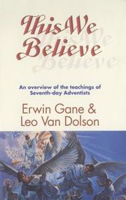 Cover of: This we believe