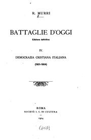 Cover of: Battaglie d'oggi