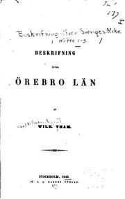 Cover of: Beskrifning öfver Sveriges Rike