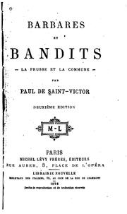 Cover of: Barbares et bandits: la prusse et la commune