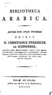 Cover of: Bibliotheca arabica