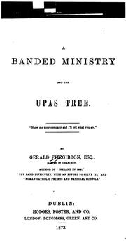 Cover of: Banded Ministry and the Upas Tree by Gerald Fitzgibbon