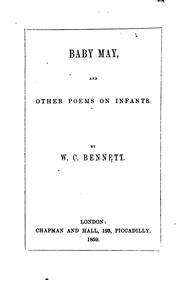 Cover of: Baby May, and other poems on infants