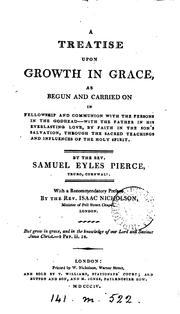 Cover of: A treatise upon growth in grace