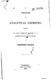 Cover of: A Treatise of Analytical