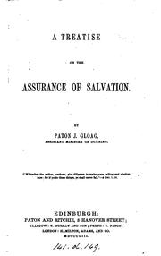 Cover of: A treatise on the assurance of salvation