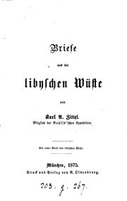 Cover of: Briefe aus der libyschen Wüste