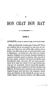 Cover of: À bon chat bon rat: comédie-proverbe en un acte et en prose
