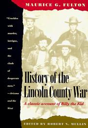 History of the Lincoln County War by Maurice G. Fulton