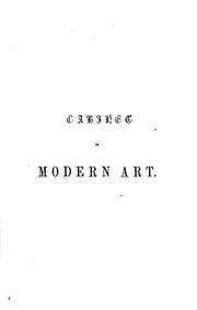 Cover of: Cabinet of Modern Art, a Collection of Twenty-five Subjects from Modern Masters, Engraved in the ...
