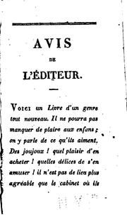 Cover of: Cabinet des enfans; ou, Le marchand de joujoux moraliste: Traduit de l'anglais, avec des jolies ...