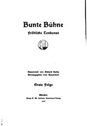 Cover of: Bunte Bühne: Fröhliche Tonkunst